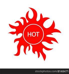 hot icon vector illustration design