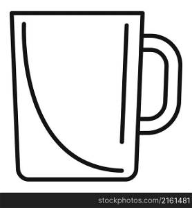 Hot mug icon outline vector. Tea cup. Breakfast drink. Hot mug icon outline vector. Tea cup