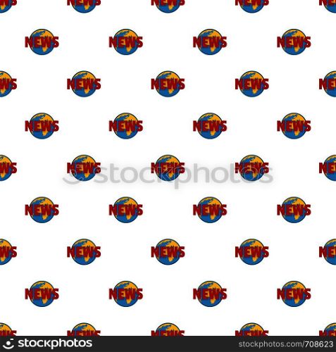 Hot news pattern seamless in flat style for any design. Hot news pattern seamless