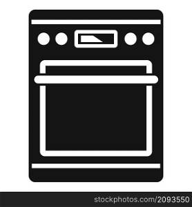 Hot oven icon simple vector. Electric convection stove. Grill oven. Hot oven icon simple vector. Electric convection stove