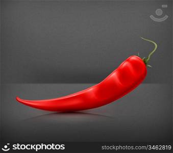 Hot pepper, vector