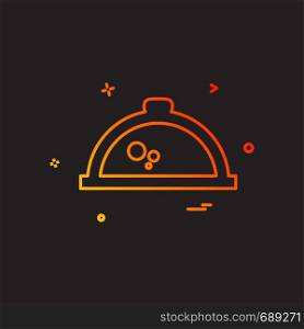 Hot pot icon design vector