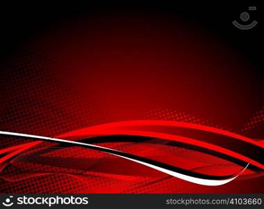 hot red abstract background with plenty of copy space and halftone