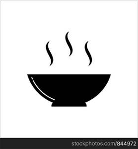 Hot Soup Icon Vector Art Illustration