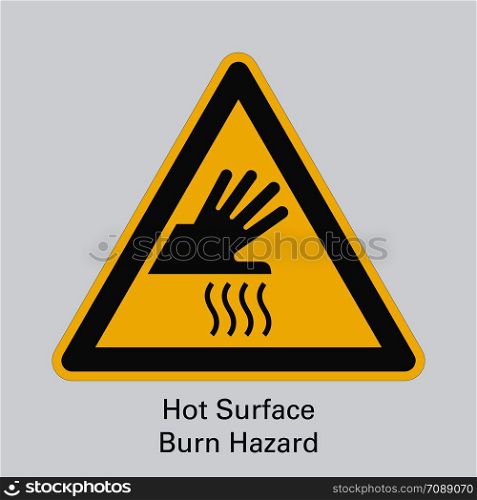 Hot Surface Burn Hazard
