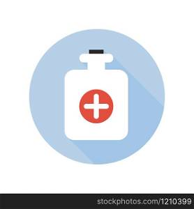 Hot Water Bottle Icon. Healthcare and Medical Theme. Hot Water Bottle Icon. Healthcare and Medical Theme.