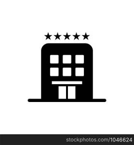Hotel building icon