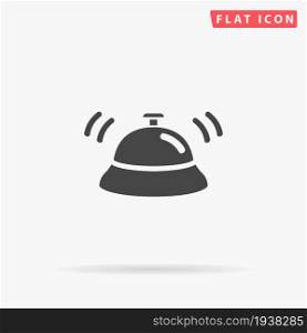 Hotel Call Bell flat vector icon. Hand drawn style design illustrations.. Hotel Call Bell flat vector icon
