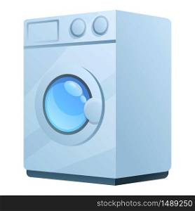 Hotel wash machine icon. Cartoon of hotel wash machine vector icon for web design isolated on white background. Hotel wash machine icon, cartoon style
