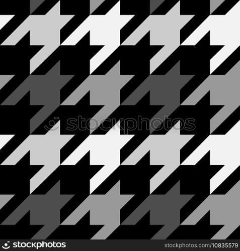 Houndstooth seamless pattern repeat vector image