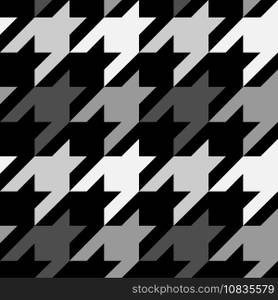 Houndstooth seamless pattern repeat vector image