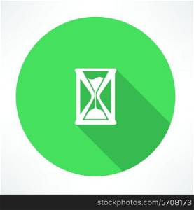 hourglass icon. Flat modern style vector illustration
