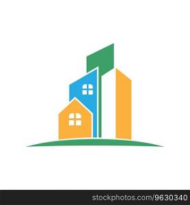House apartment logo icon design illustration