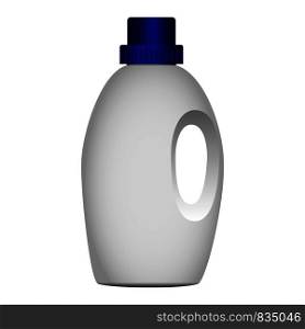 House bottle cleaner mockup. Realistic illustration of house bottle cleaner vector mockup for web design isolated on white background. House bottle cleaner mockup, realistic style