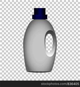 House bottle cleaner mockup. Realistic illustration of house bottle cleaner vector mockup for on transparent background. House bottle cleaner mockup, realistic style