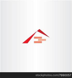house construction roof brick logo company