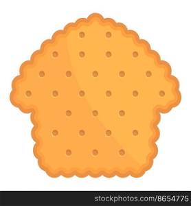 House cracker icon cartoon vector. Cookie food. Cake snack. House cracker icon cartoon vector. Cookie food