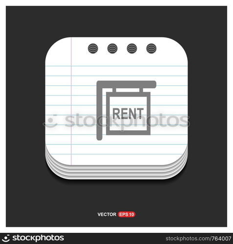 House for Rent Icon - Free vector icon