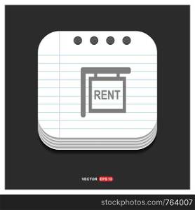House for Rent Icon - Free vector icon