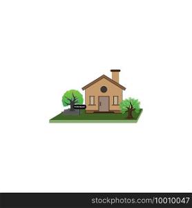 House for rent icon vector illustration logo design