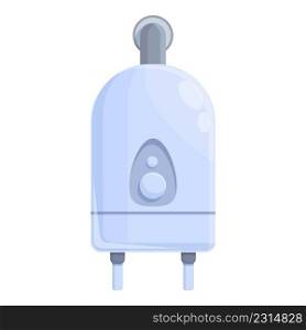 House gas boiler icon cartoon vector. Home heater. Water system. House gas boiler icon cartoon vector. Home heater