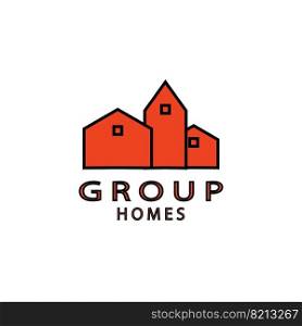 house home icon logo vector design