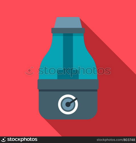 House humidifier icon. Flat illustration of house humidifier vector icon for web design. House humidifier icon, flat style