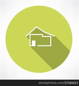 house icon. Flat modern style vector illustration