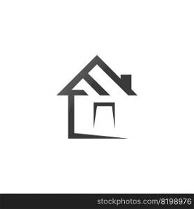 house icon logo vector design template