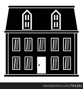 house icon. Simple illustration of house vector icon for web. House icon, simple style