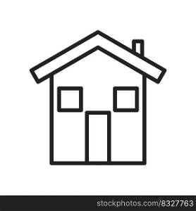 house icon. Small house. Construction line logo. Vector illustration. stock image. EPS 10.. house icon. Small house. Construction line logo. Vector illustration. stock image. 