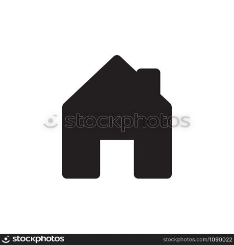 house icon vector logo template in trendy flat style