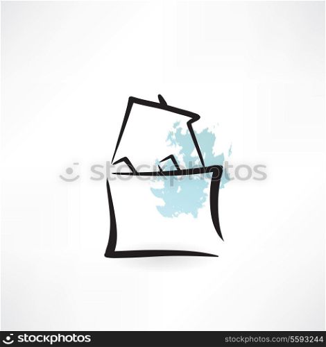 house in the box grunge icon