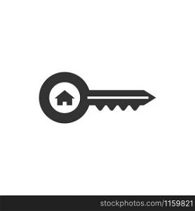 House key graphic design template vector isolated illustration. House key graphic design template vector isolated