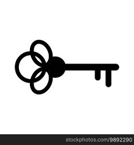 House key logo design illustration
