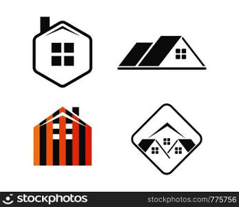 house logo icon illustration vector design