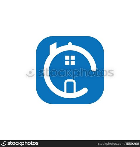 house logo icon vector illustration design