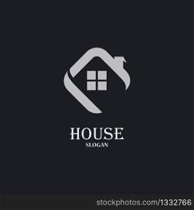 House logo template vector illustration design