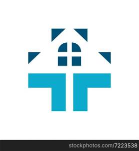 House medical logo template icon design