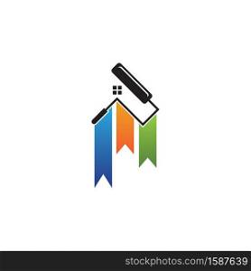 House painting logo vector template