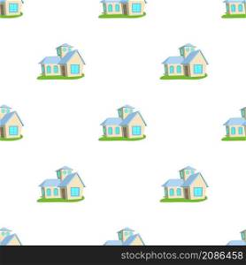 House pattern seamless background texture repeat wallpaper geometric vector. House pattern seamless vector