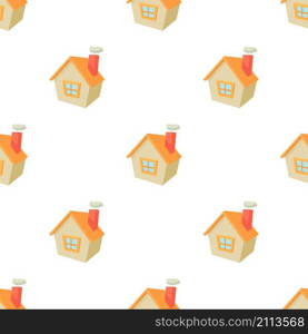 House pattern seamless background texture repeat wallpaper geometric vector. House pattern seamless vector