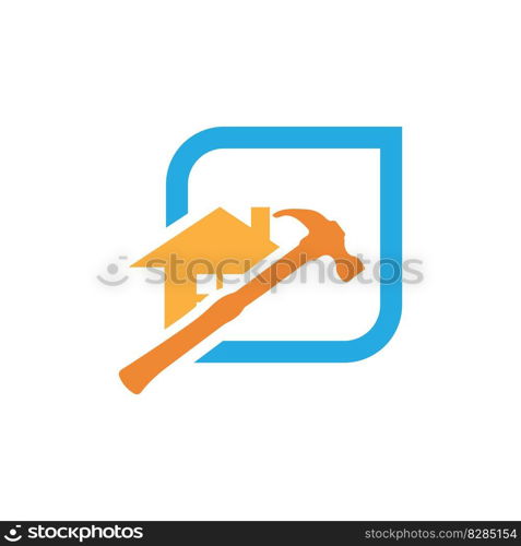 House repair logo images illustration design