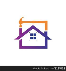 House repair logo images illustration design