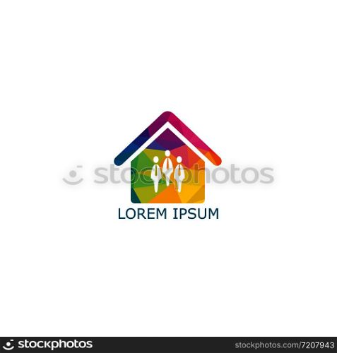 House school education logo design vector image