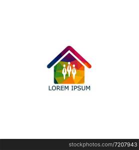 House school education logo design vector image