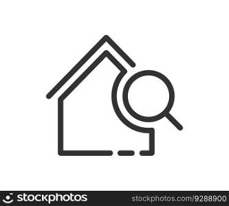 House search icon. Vector illustration desing.