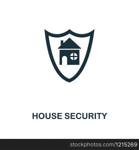 House Security icon. Premium style design from security collection. UX and UI. Pixel perfect house security icon for web design, apps, software, printing usage.. House Security icon. Premium style design from security icon collection. UI and UX. Pixel perfect House Security icon for web design, apps, software, print usage.
