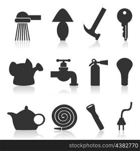 House subjects2. Set of icons on a theme house subjects. A vector illustration
