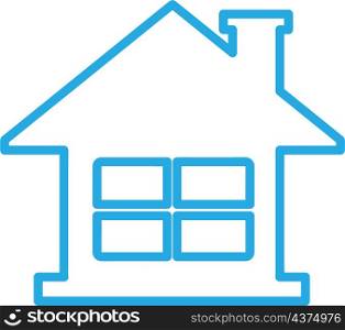 House symbol and home icon sign design